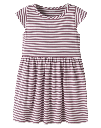 Name it - NMFVinanna Kleid - Bright White/Mesa Rosa